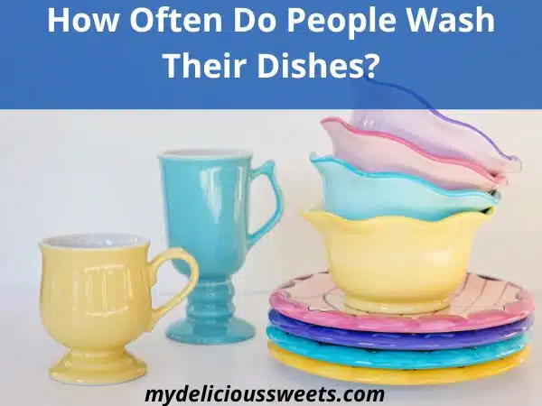 Clean colorful dishes
