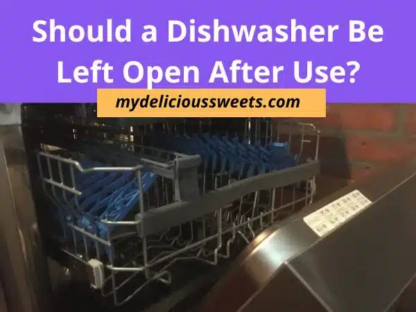 opened dishwasher